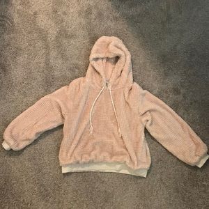 Saturday Sunday by Anthropologie: Nanette Sherpa Hoodie Sz Large